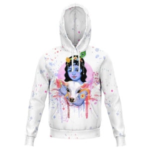 Gopal Krishna with a cow spiritual hoodie
