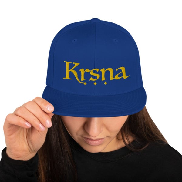 Krishna embroidery hat