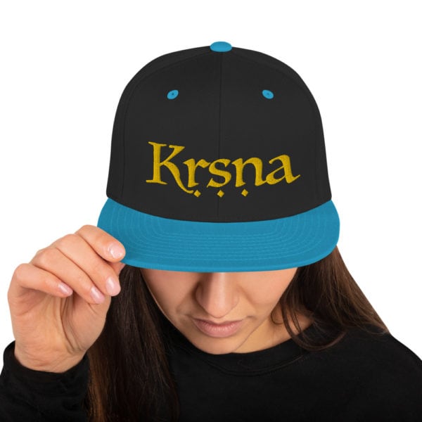 Krishna embroidery hat